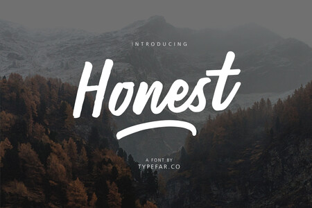 Honest font